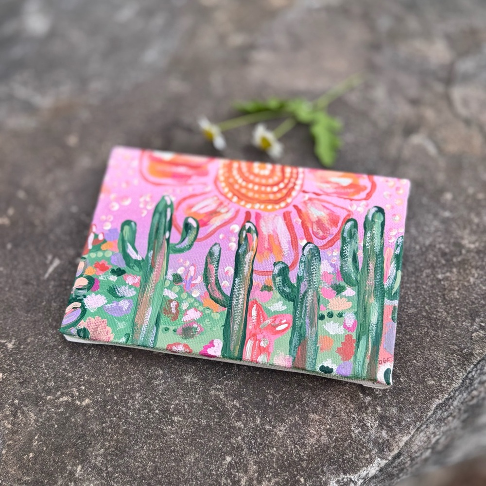 original painting, vibrant-southwestern joy!
